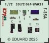 Eduard 3DL72067 F-35A SPACE EDUARD 1/72